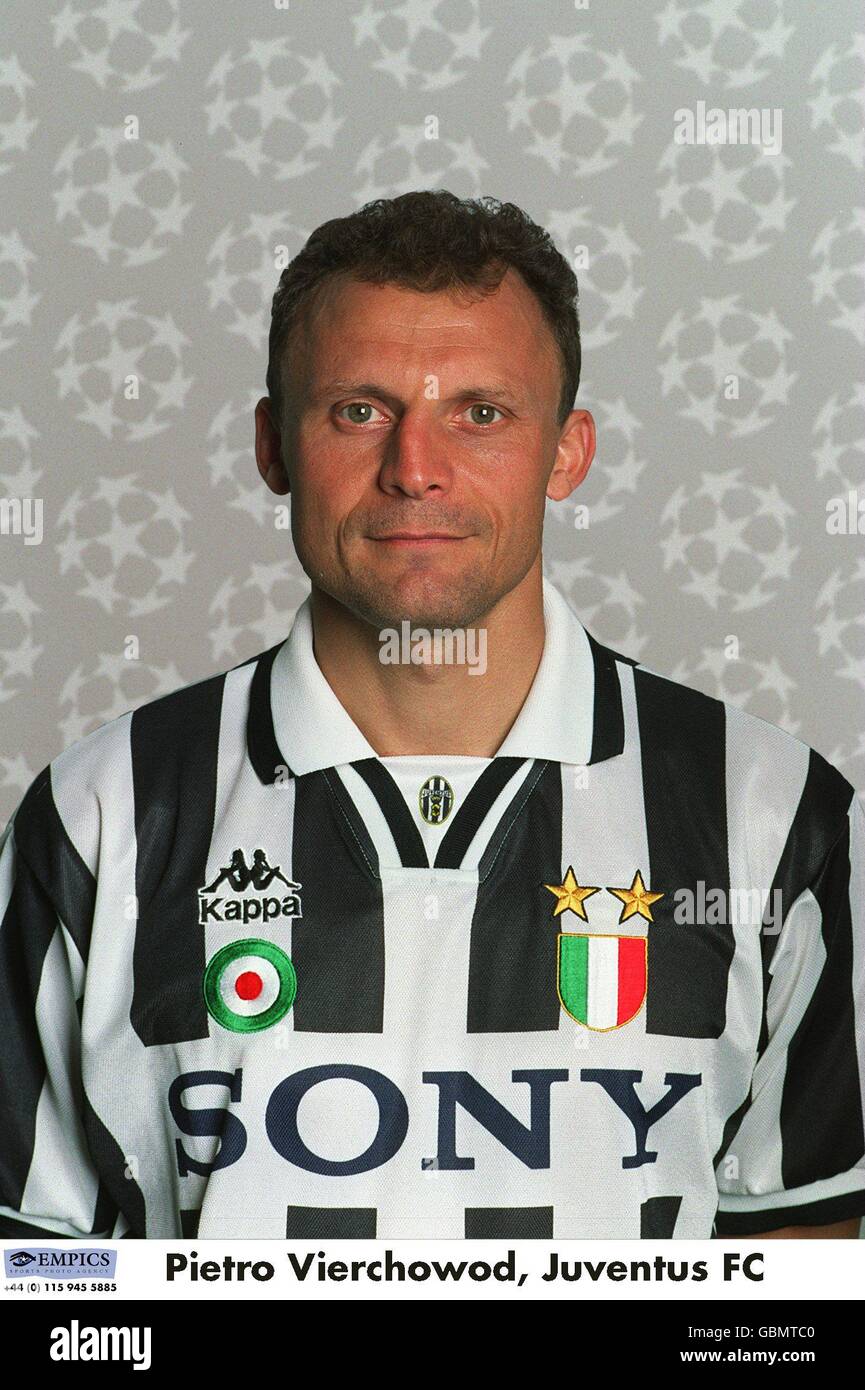 UEFA Champions League 1995/96 .... Pietro Vierchowod, Juventus FC Foto Stock