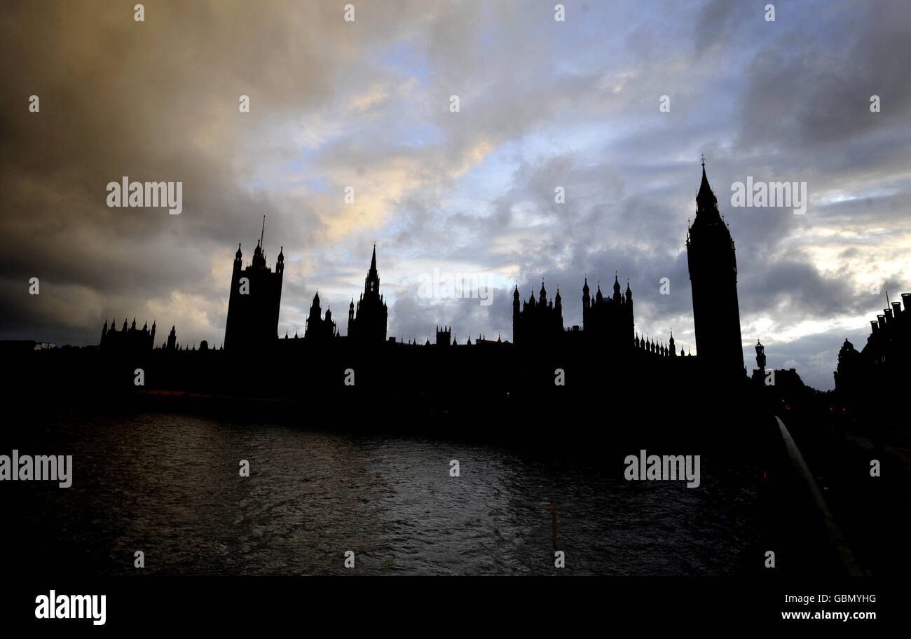 Dettagli dei politici" ha rivelato le spese Foto Stock