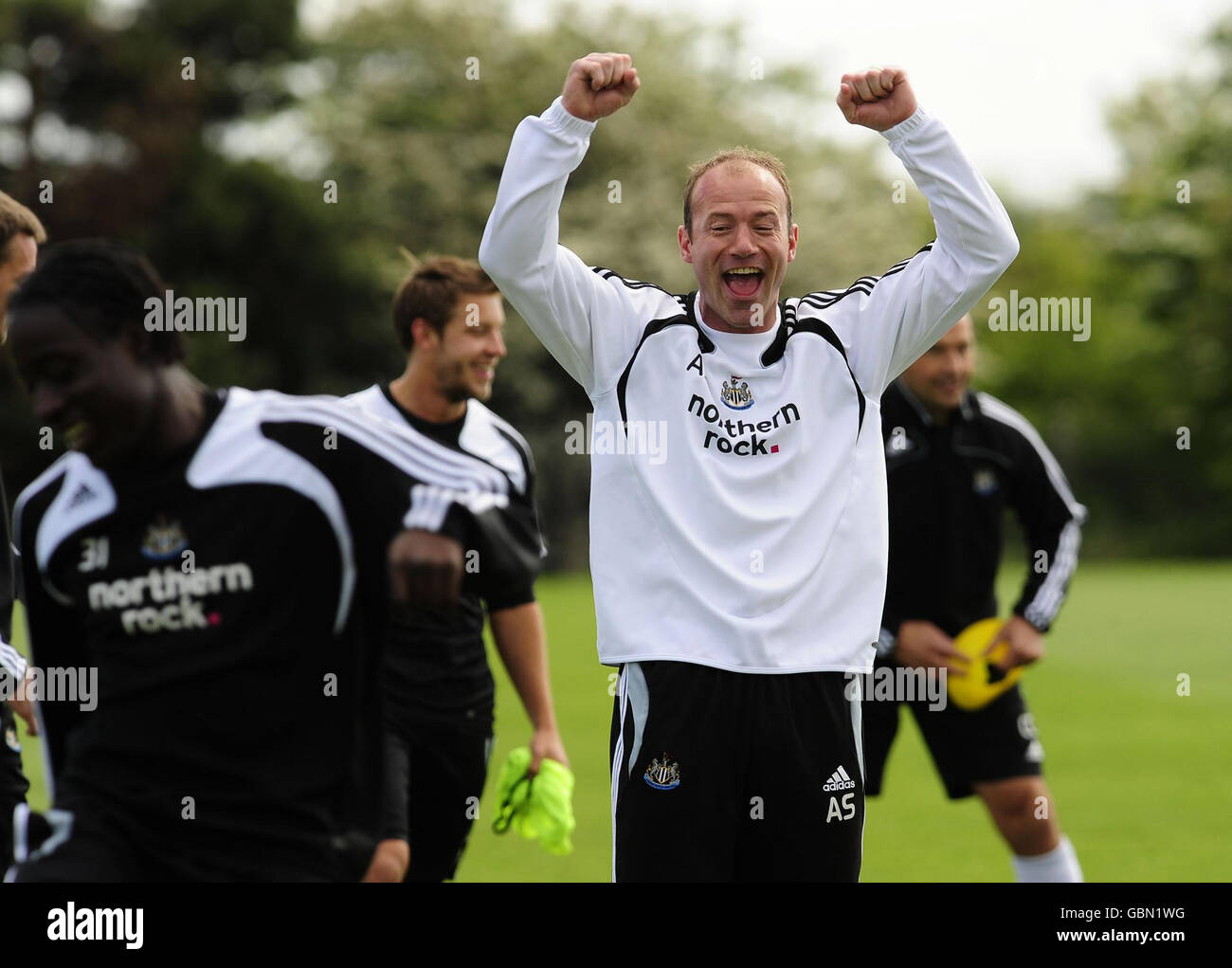 Calcio - Newcastle United sessione di formazione - Longbenton Foto Stock