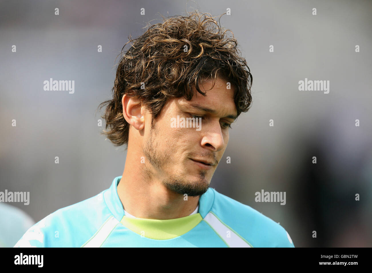 Calcio - Spagna Primera League - Espanyol v Real Betis - Estadio Olimpico de Montjuic. EDU, Real Betis Foto Stock