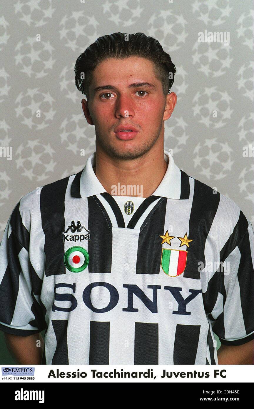 UEFA Champions League 1995/96 ....Alessio Tacchinardi, Juventus FC Foto Stock