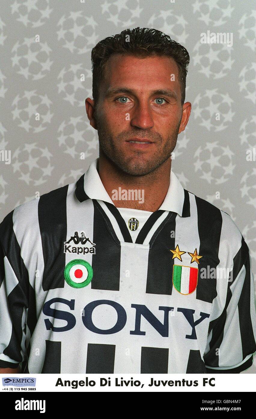 UEFA Champions League 1995/96. UEFA Champions League 1995/96 .... Angelo di Livio, Juventus FC Foto Stock