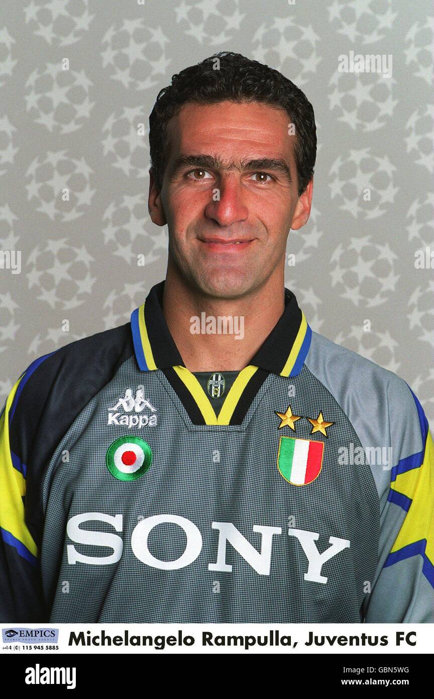 UEFA Champions League 1995/96. UEFA Champions League 1995/96 ...Michelangelo Rampulla, Juventus FC Foto Stock