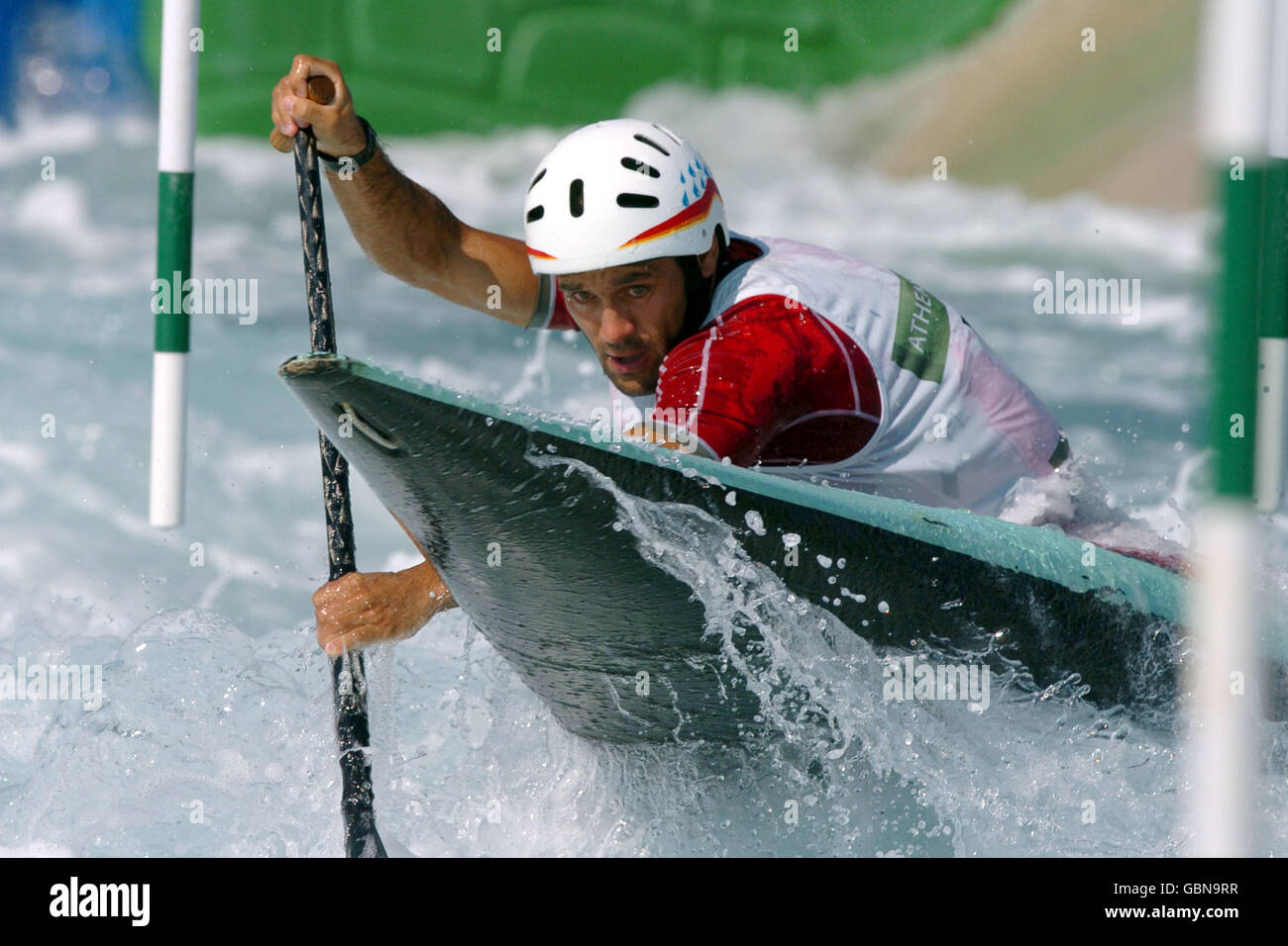 Canoa - Giochi Olimpici di Atene 2004 - Uomini C1 Canoa singola Foto Stock