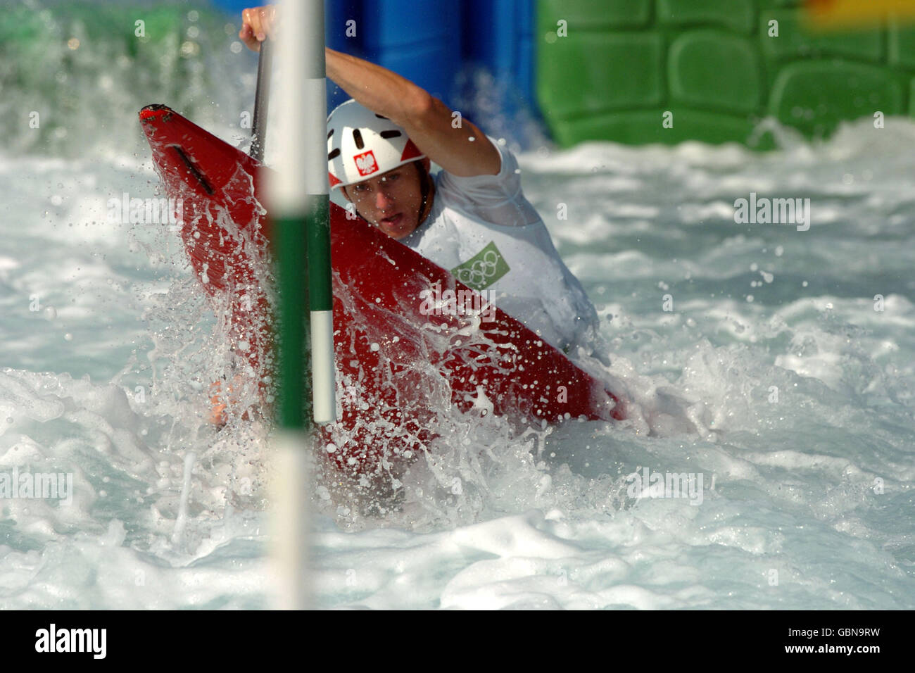 Canoa - Giochi Olimpici di Atene 2004 - Uomini C1 Canoa singola Foto Stock