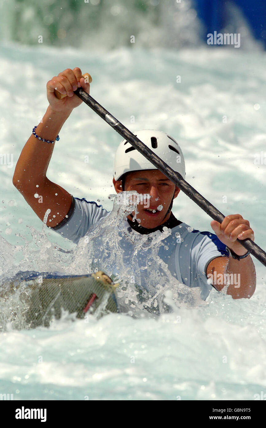Canoa - Giochi Olimpici di Atene 2004 - Uomini C1 Canoa singola Foto Stock