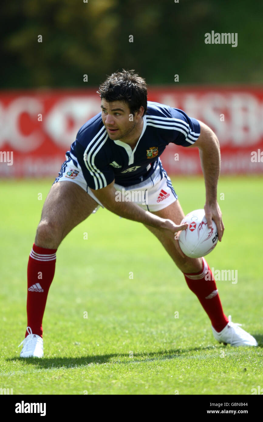 Rugby Union - sessione di formazione Lions britannici e irlandesi - Penny Hill Park. Mike Phillips, Lions britannici e irlandesi Foto Stock