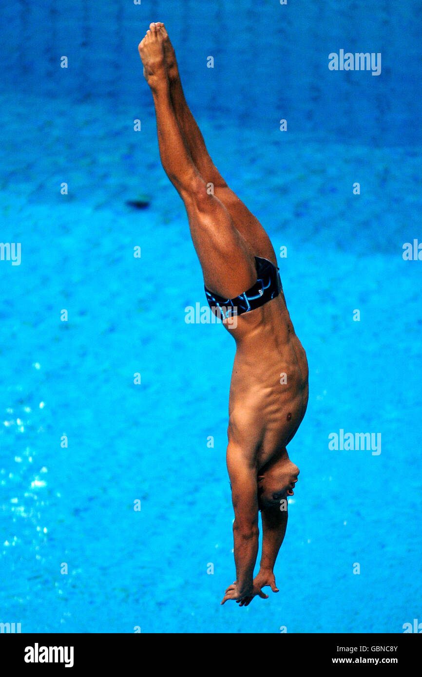 Diving - Giochi Olimpici di Atene 2004 - Mens 3m Springboard - Semifinale Foto Stock