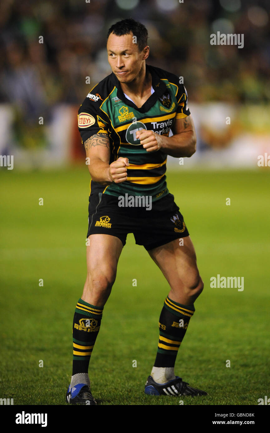 Rugby Union - European Challenge Cup - finale - Northampton Saints v Bourgoin - Twickenham Stoop Foto Stock