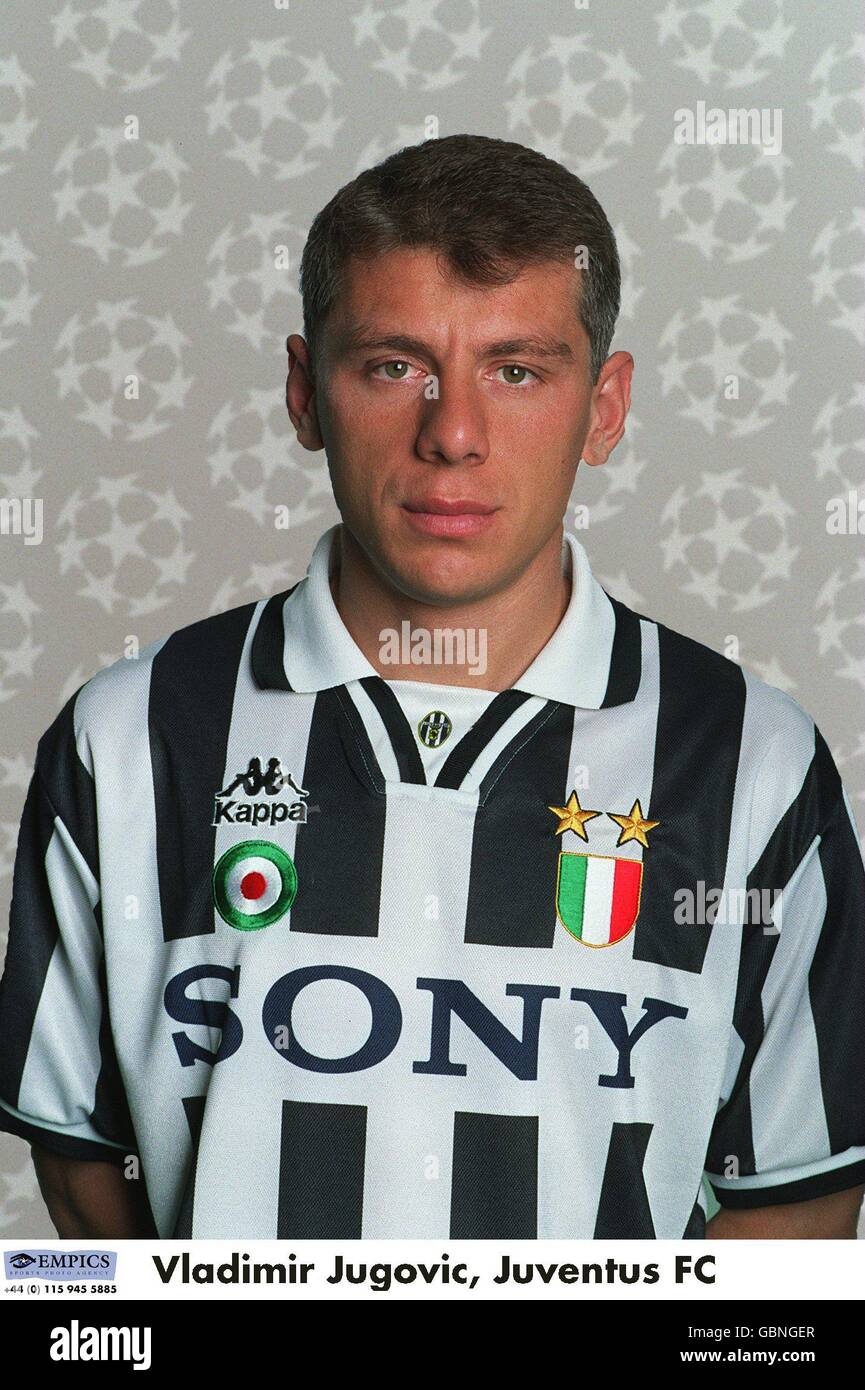 UEFA Champions League 1995/96 .... Vladimir Jugovic, Juventus FC Foto Stock