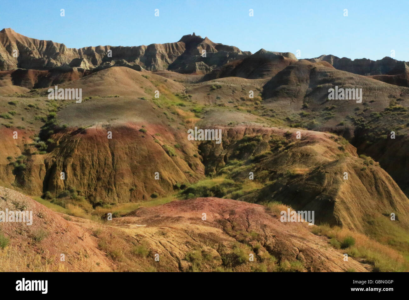 Badlands, Dakota del Sud Foto Stock