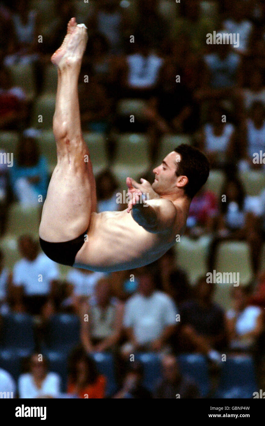 Diving - Giochi Olimpici di Atene 2004 - Mens 3m Springboard - Semifinale Foto Stock