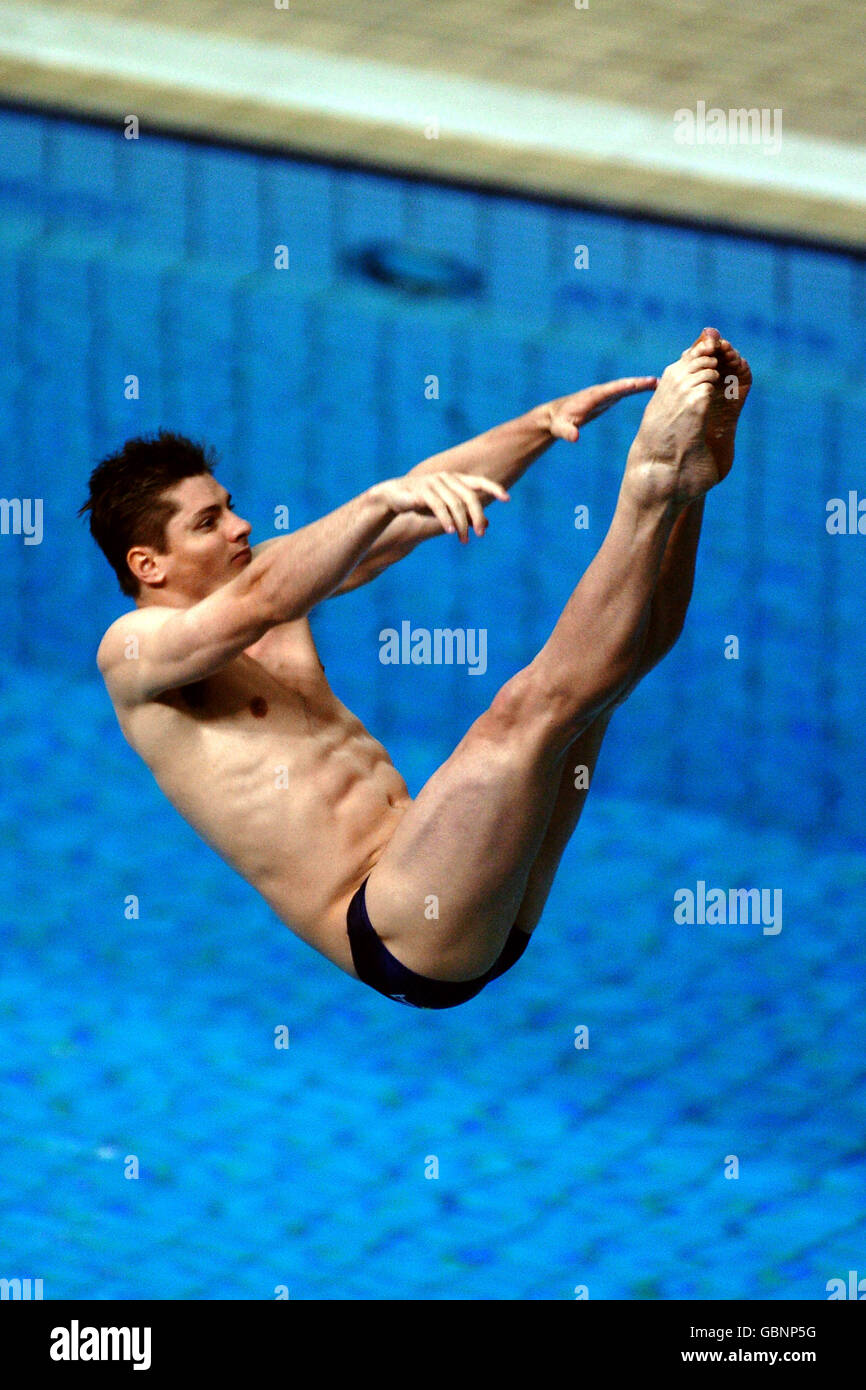 Diving - Giochi Olimpici di Atene 2004 - Mens 3m Springboard - Semifinale Foto Stock