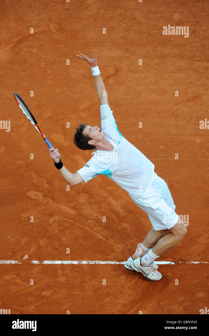 Tennis - ATP World Tour Masters - Nikolay Davydenko v Andy Murray - Monte-Carlo Foto Stock