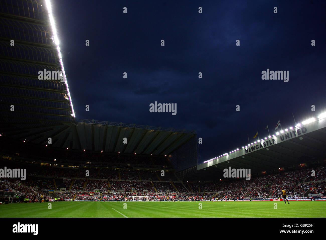 Calcio - Internazionale amichevole - Inghilterra / Ucraina. St James Park, casa del Newcastle United e luogo di incontro per l'Inghilterra e l'Ucraina amichevole Foto Stock