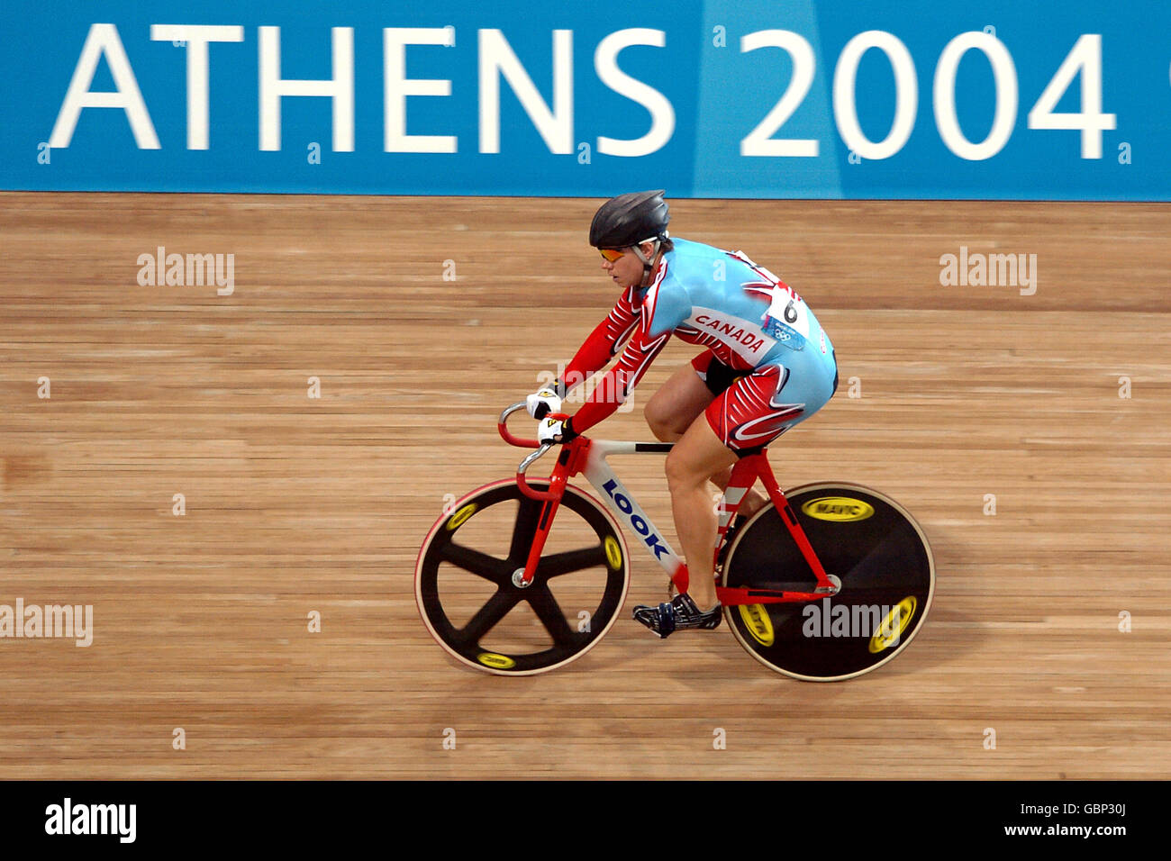 Escursioni in bicicletta - Giochi Olimpici di Atene 2004 - Le donne della Sprint - Quaterfinal Foto Stock