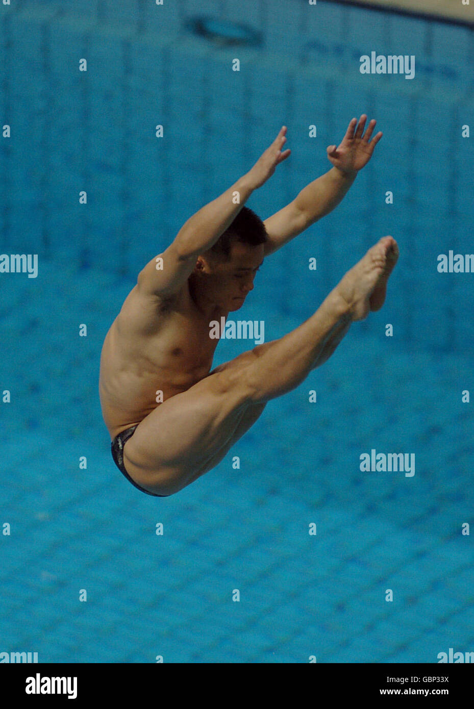 Diving - Giochi Olimpici di Atene 2004 - Mens 3m Springboard - Semifinale Foto Stock