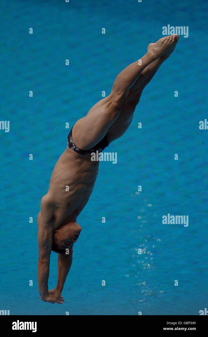 Diving - Giochi Olimpici di Atene 2004 - Mens 3m Springboard - Semifinale Foto Stock