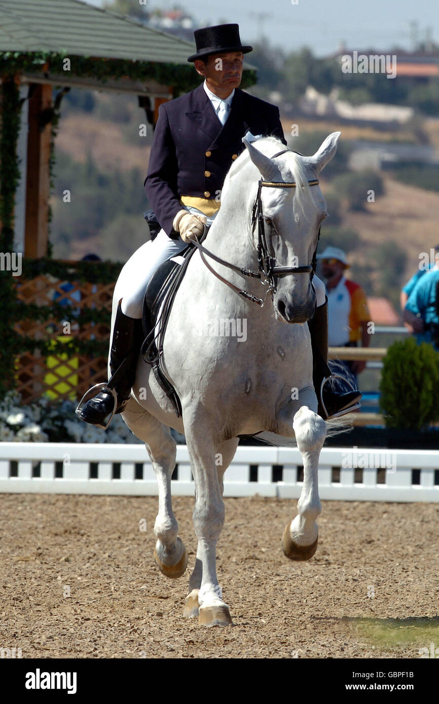 Equitazione - Giochi Olimpici di Atene 2004 - Dressage - Grand Prix individuale Freestyle Foto Stock