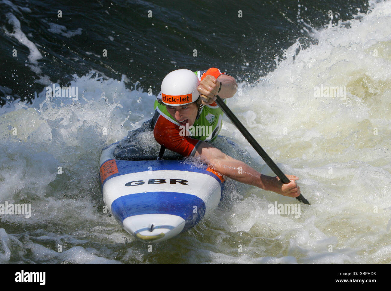 Sport acquatici - Europa di canoa slalom Championships 2009 - Holme Pierrepont Foto Stock