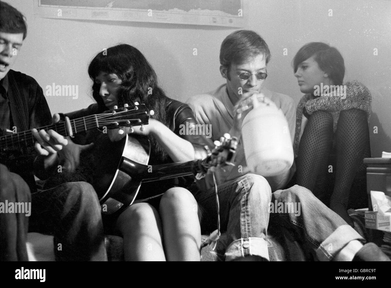 Buffy Sainte-Marie, John Koerner, e Fritz Richmond Foto Stock