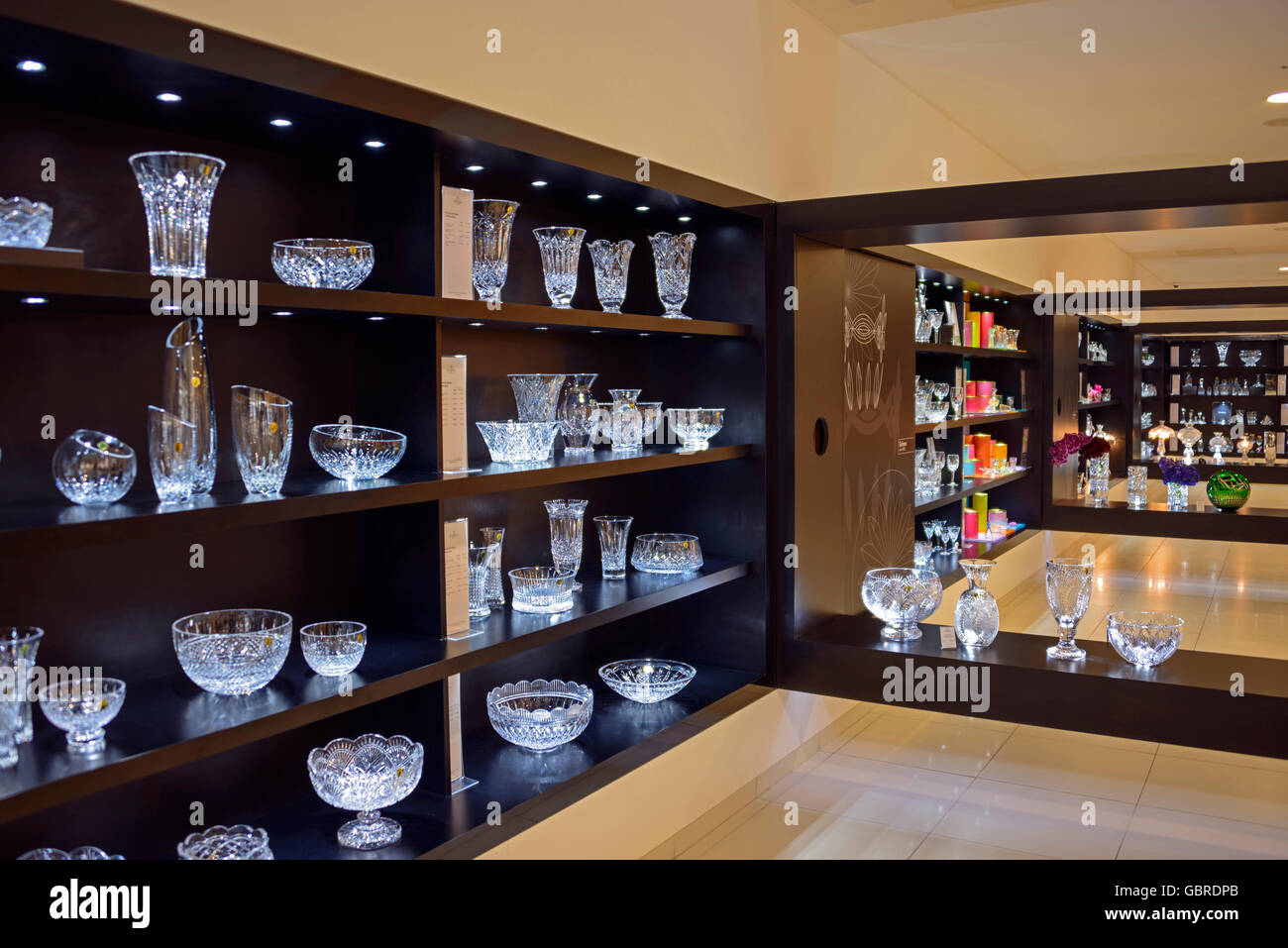 Cristallo, casa di Waterford Crystal, Waterford, Irlanda Foto Stock