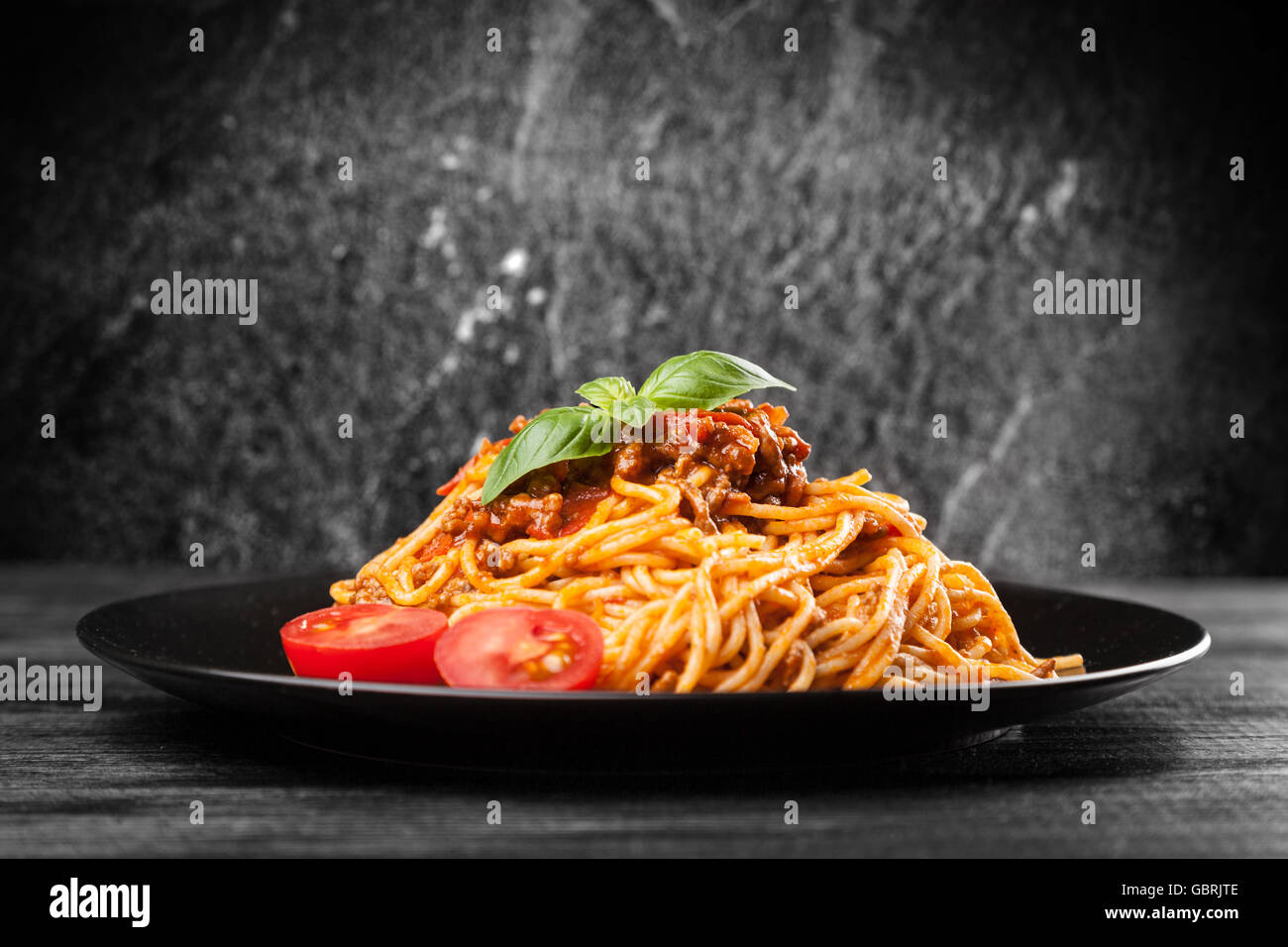 Tradizionali spaghetti alla bolognese Foto Stock