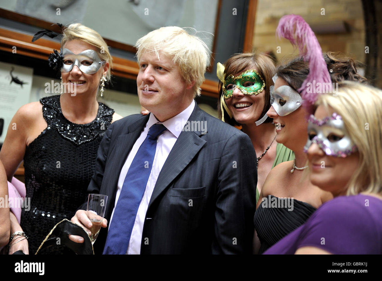 Courvoisier ( Square Mile Masked Ball - Il Museo di Storia Naturale - Londra Foto Stock