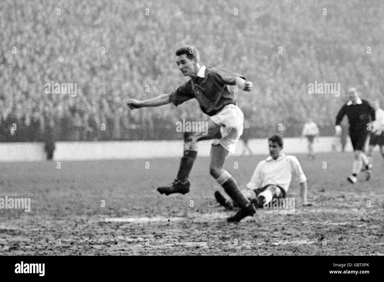 Calcio - fa Cup - terzo turno Replay - Charlton Athletic / Middlesbrough. Brian Clough di Middlesbrough segna un obiettivo Foto Stock