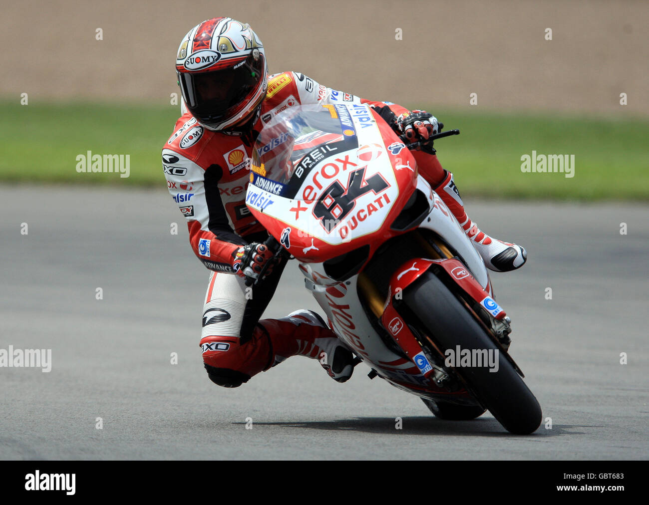 Il motociclismo - SBK Campionato Mondiale Superbike 2009 - Qualifiche - Donington Park Foto Stock