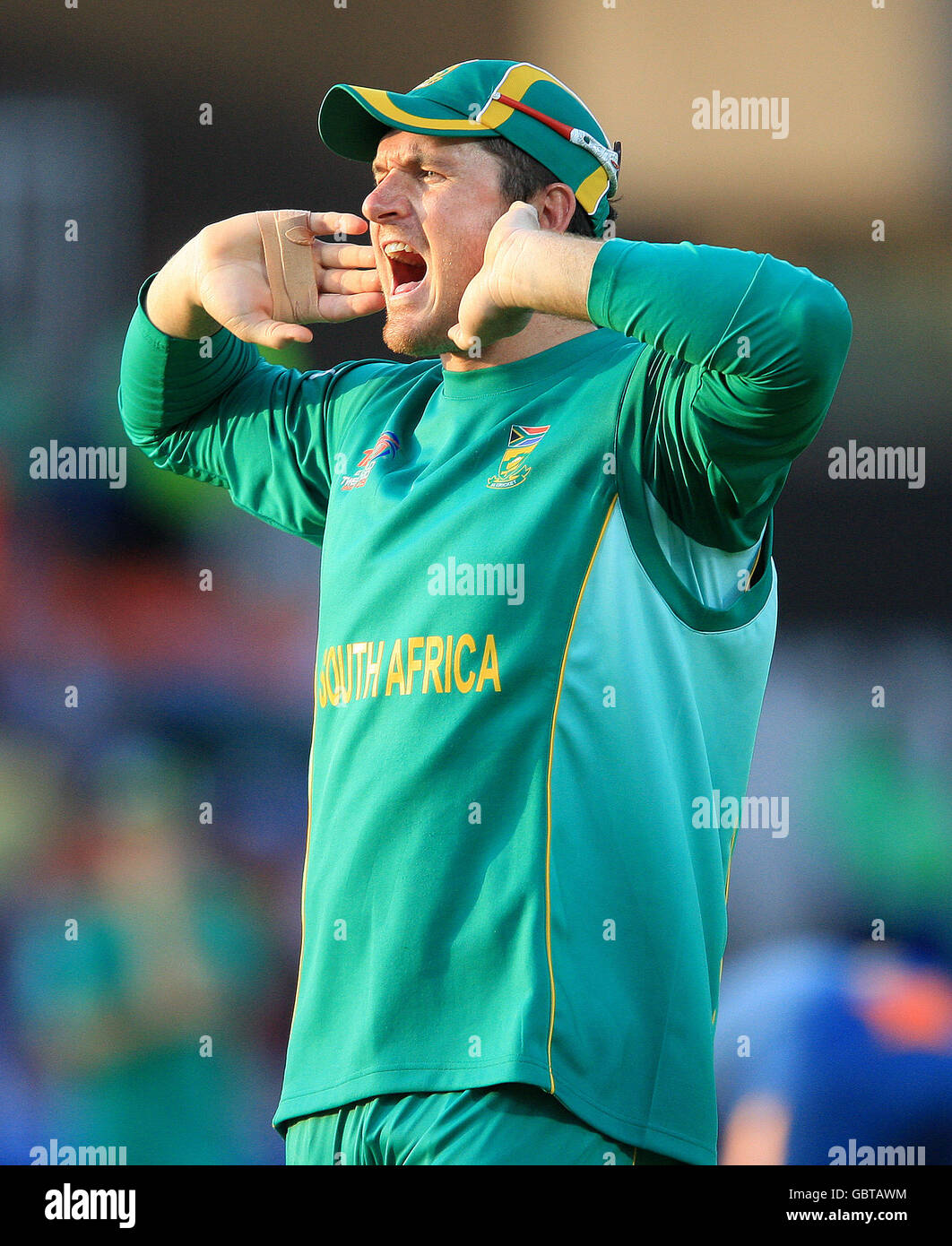 Cricket - ICC World Twenty20 Cup 2009 - Super Eights - Sud Africa / India - Trent Bridge. Il capitano del Sudafrica Graeme Smith Foto Stock