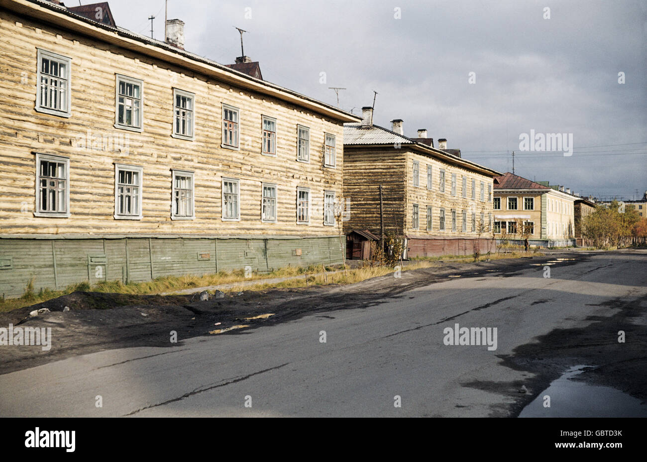 Geografia / viaggio, Russia, Murmansk, città vecchia, vista, 1972, diritti aggiuntivi-clearences-non disponibile Foto Stock