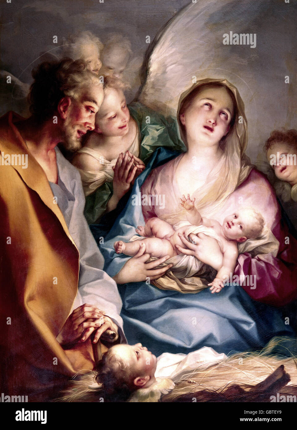 La Notte Santa di Jacques Stella, xvii secolo Foto Stock