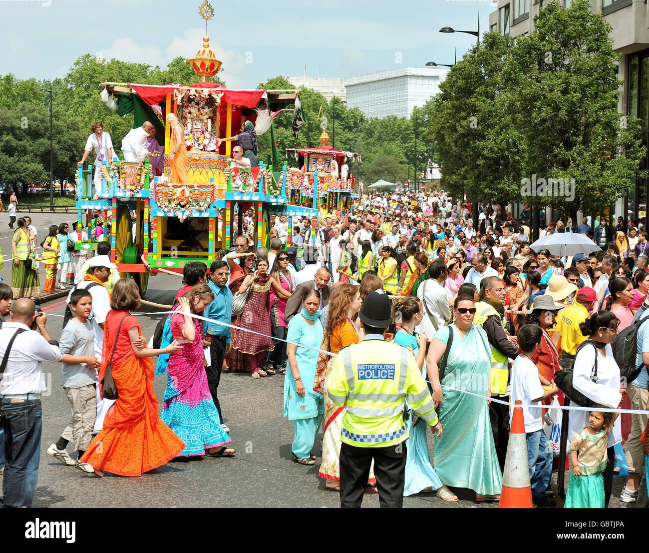 Il 'Ratha-yatra' Festival Foto Stock