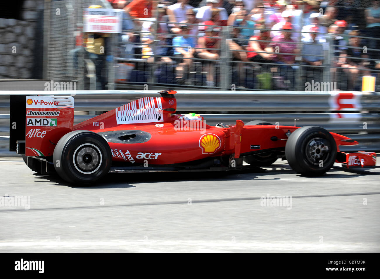 Formula uno Motor Racing - Gran Premio di Monaco Practice - Circuit de Monaco. Felipe massa, Ferrari Foto Stock