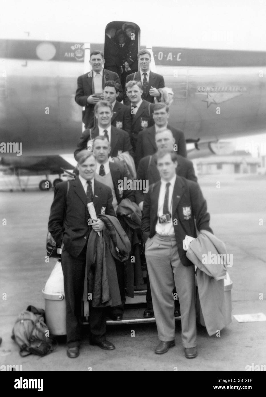 Rugby Union - Il British Lions - Tour del Sud Africa - Londra - 1955 Foto Stock