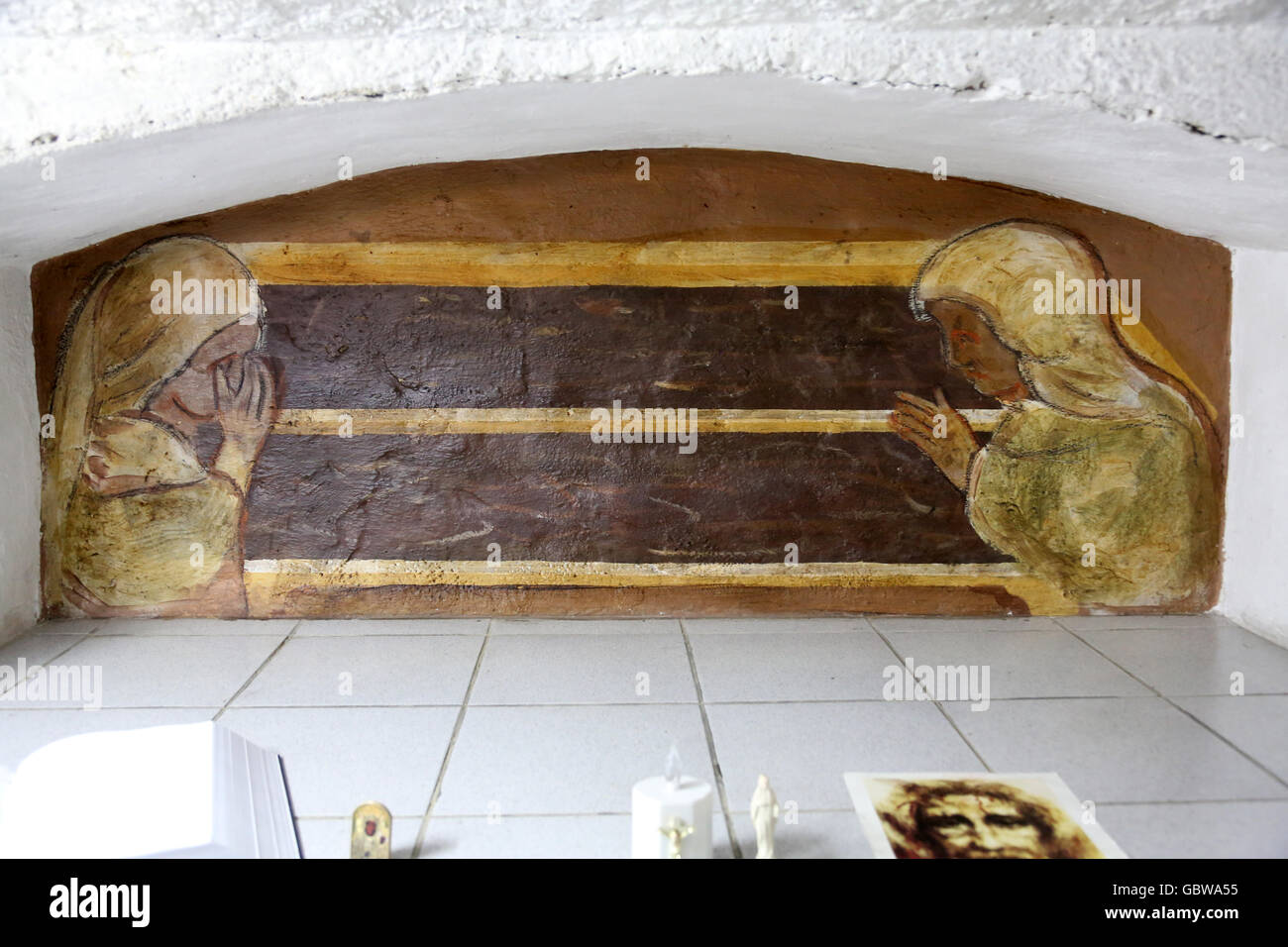 La tomba del Servo di Dio Pietro barbaro nella chiesa di San Luigi in