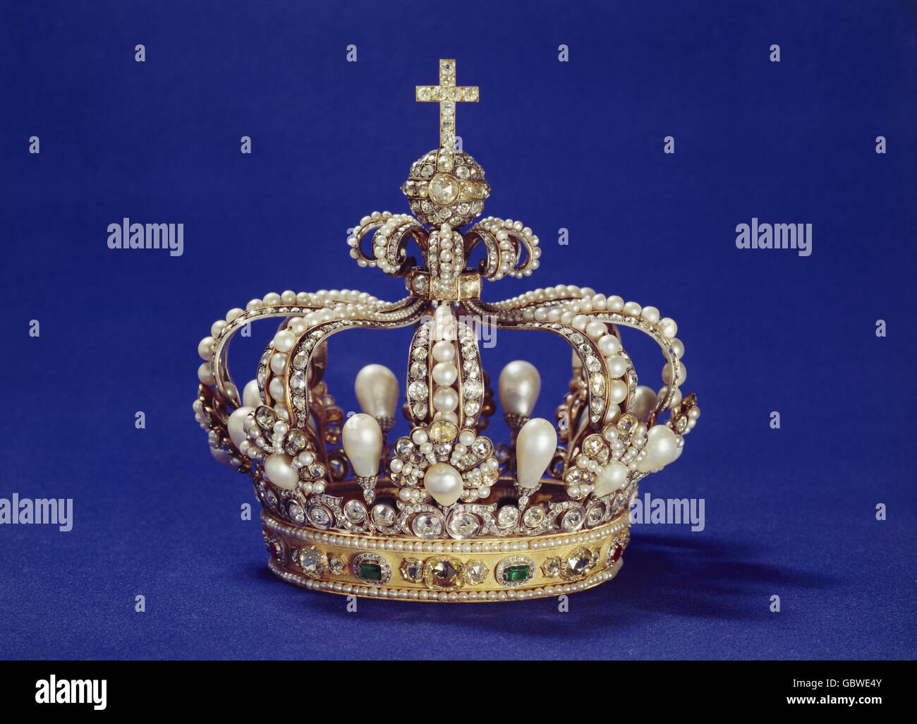 Gioielli, Baviera, gioielli della corona, corona della regina, realizzato da Charles Percier e Martin-Guillaume Biennais, Parigi 1806/1807, diritti aggiuntivi-clearences-non disponibile Foto Stock