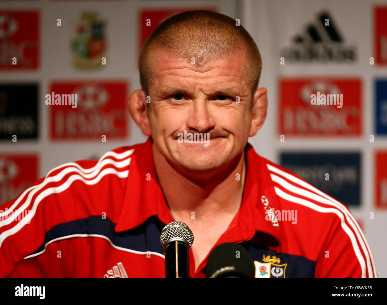 Allenatore Graham Rowntree durante la sua conferenza stampa al Team Hotel, Sandton, Sud Africa. Foto Stock