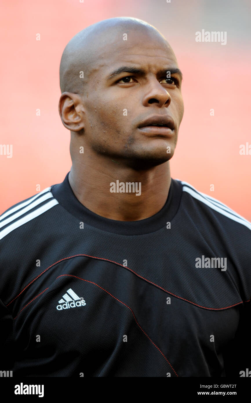 Calcio - CONCAF Gold Cup 2009 - Gruppo B - Haiti contro Grenada - R.F.K. Stadio. Dominique Jean-Zerphirin, portiere di Haiti Foto Stock