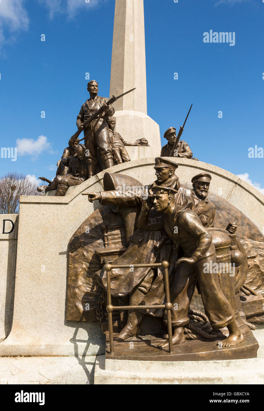 Port Sunlight village War Memorial, Wirral, Inghilterra Foto Stock