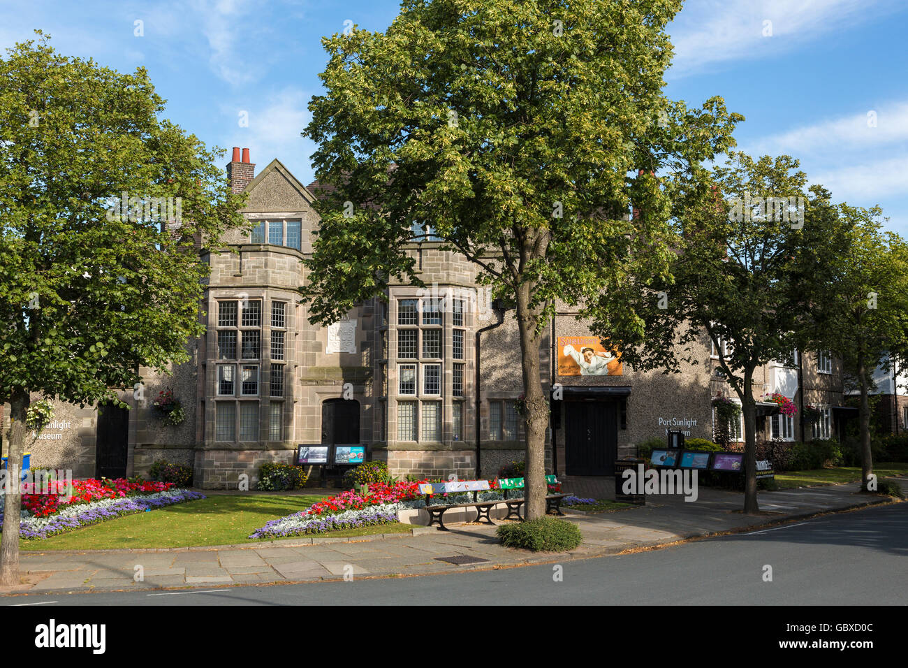 Port Sunlight Village Museo Trust Building, Wirral, Inghilterra Foto Stock