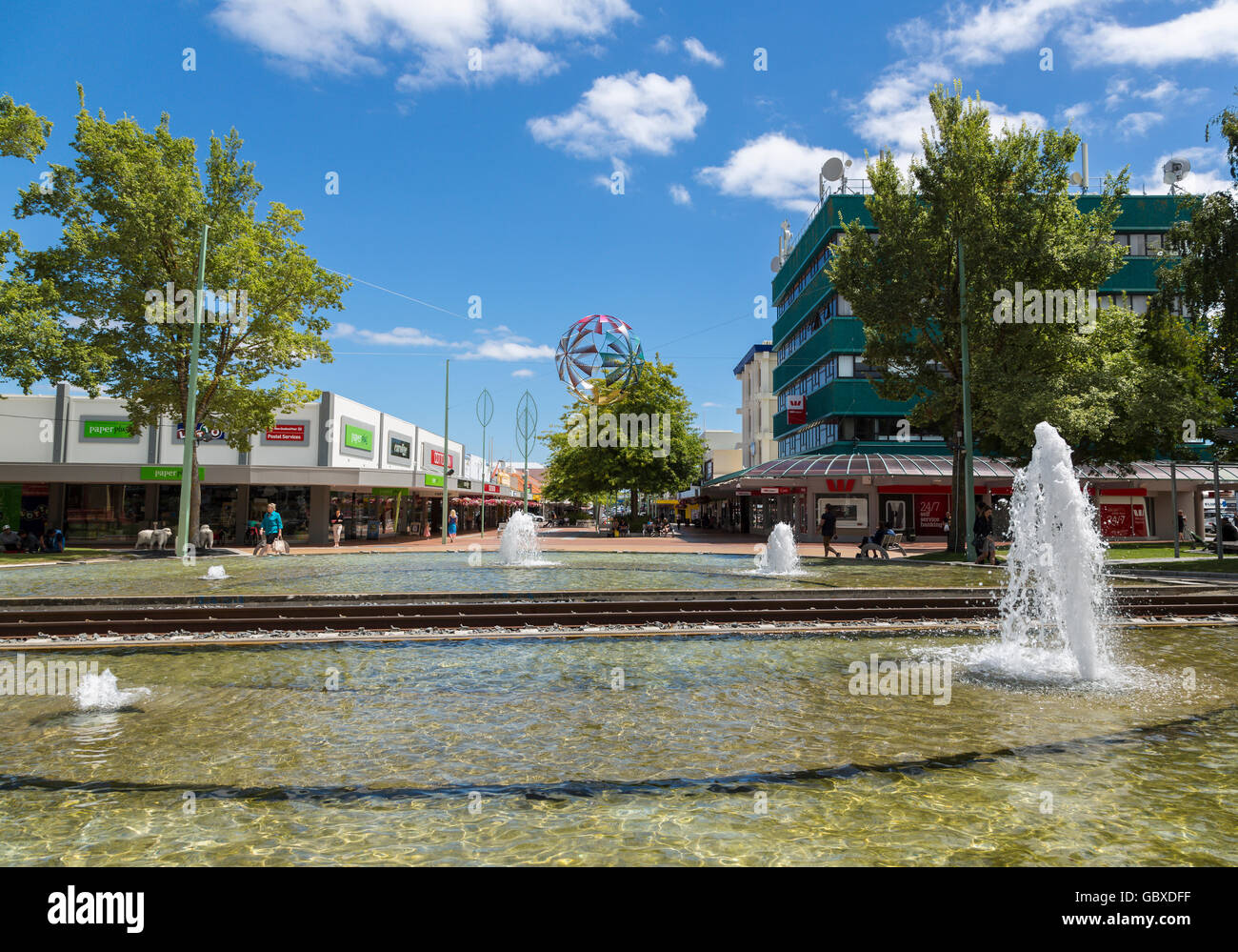 Hastings Town Center, Nuova Zelanda Foto Stock