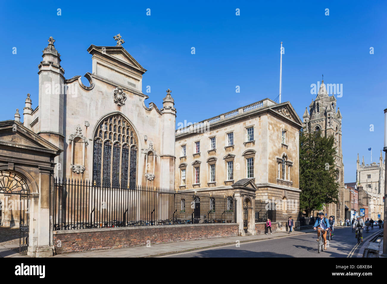 Inghilterra, Cambridgeshire, Cambridge, Trumpington Street Foto Stock