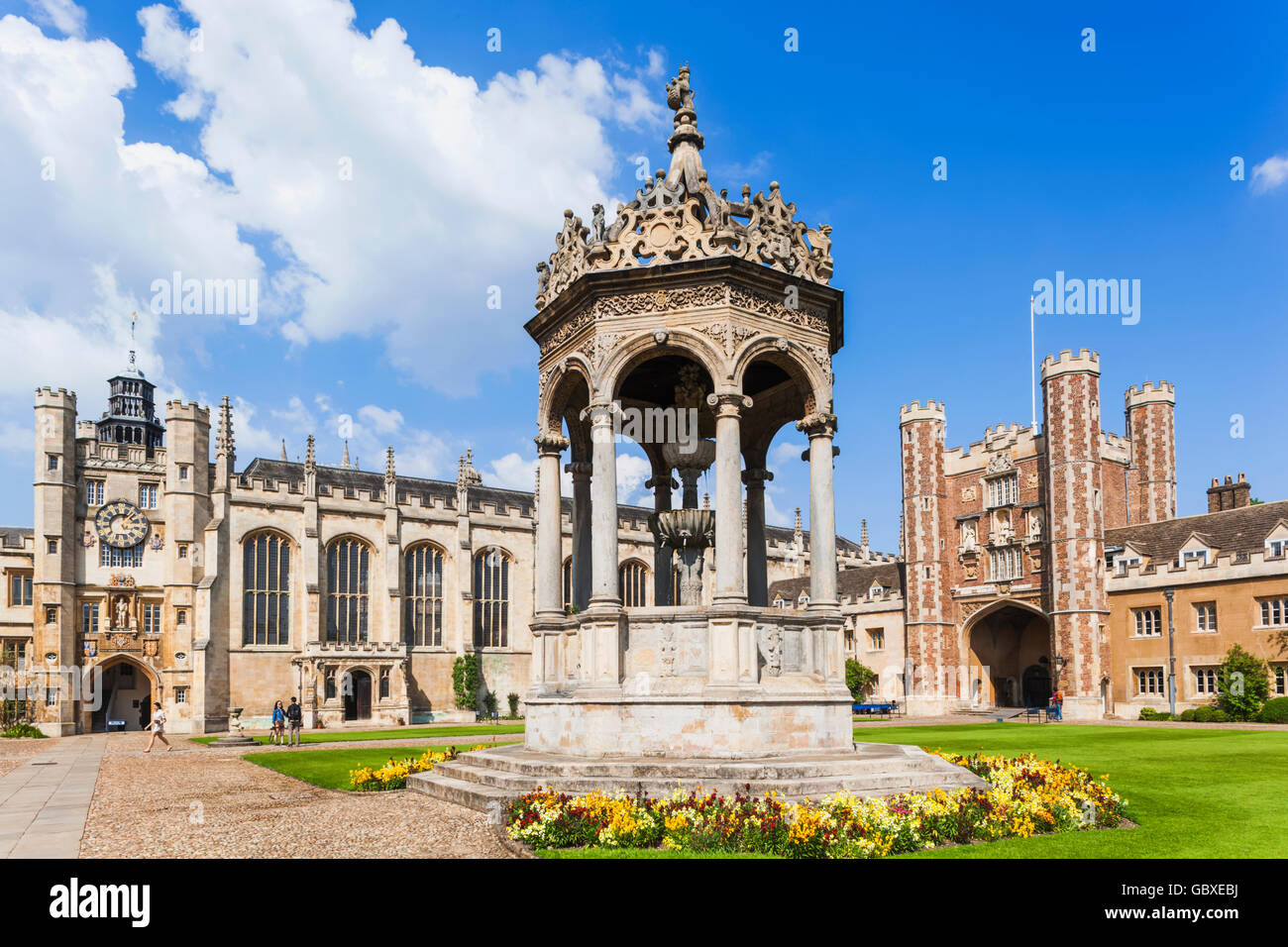 Inghilterra, Cambridgeshire, Cambridge, Trinity College, la Grande Corte Foto Stock