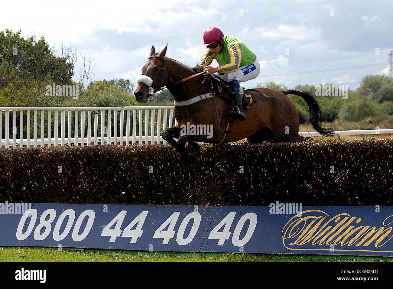 Horse Racing - Gare a Southwell Foto Stock