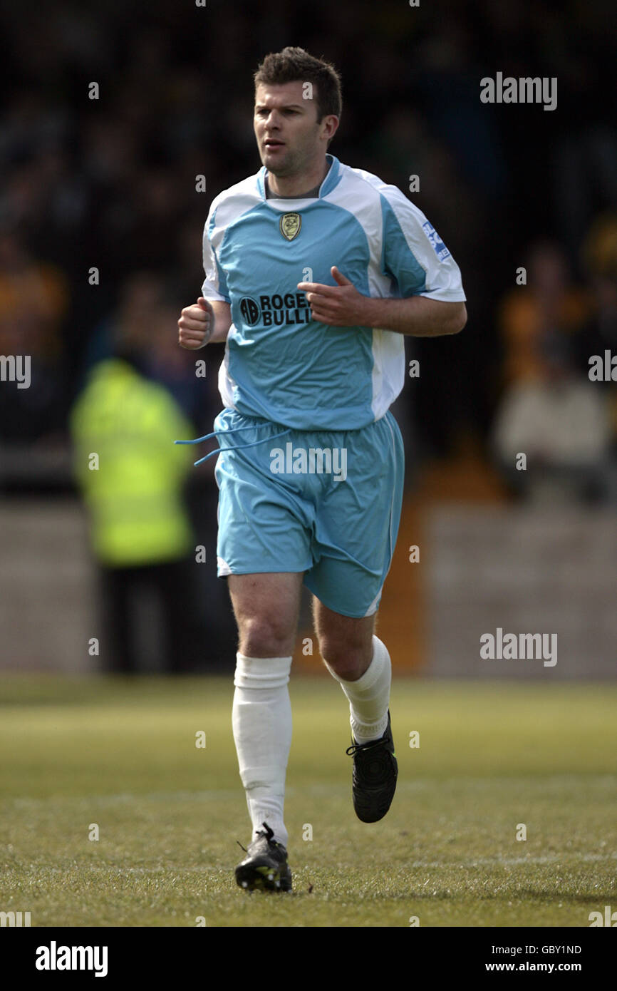 Calcio - Blue Square Premier League -Torquay United v Burton Albion - Plainmoor Ground. Tony James, Burton Albion Foto Stock