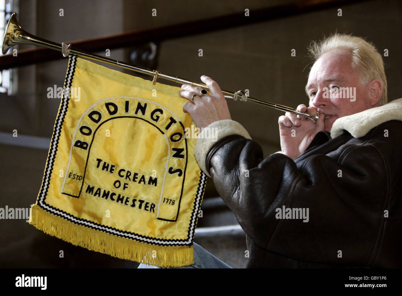 News - Campagna per fermare Boddingtons da lasciare Manchester Foto Stock