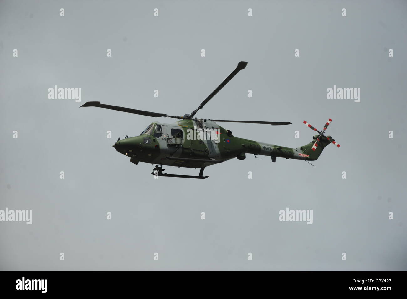 Westland Lynx AH7 elicottero di 847 Naval Air Squadron, RNAS Yeovilton al Royal International Air Tattoo presso RAF Fairford, Gloucestershire. Foto Stock