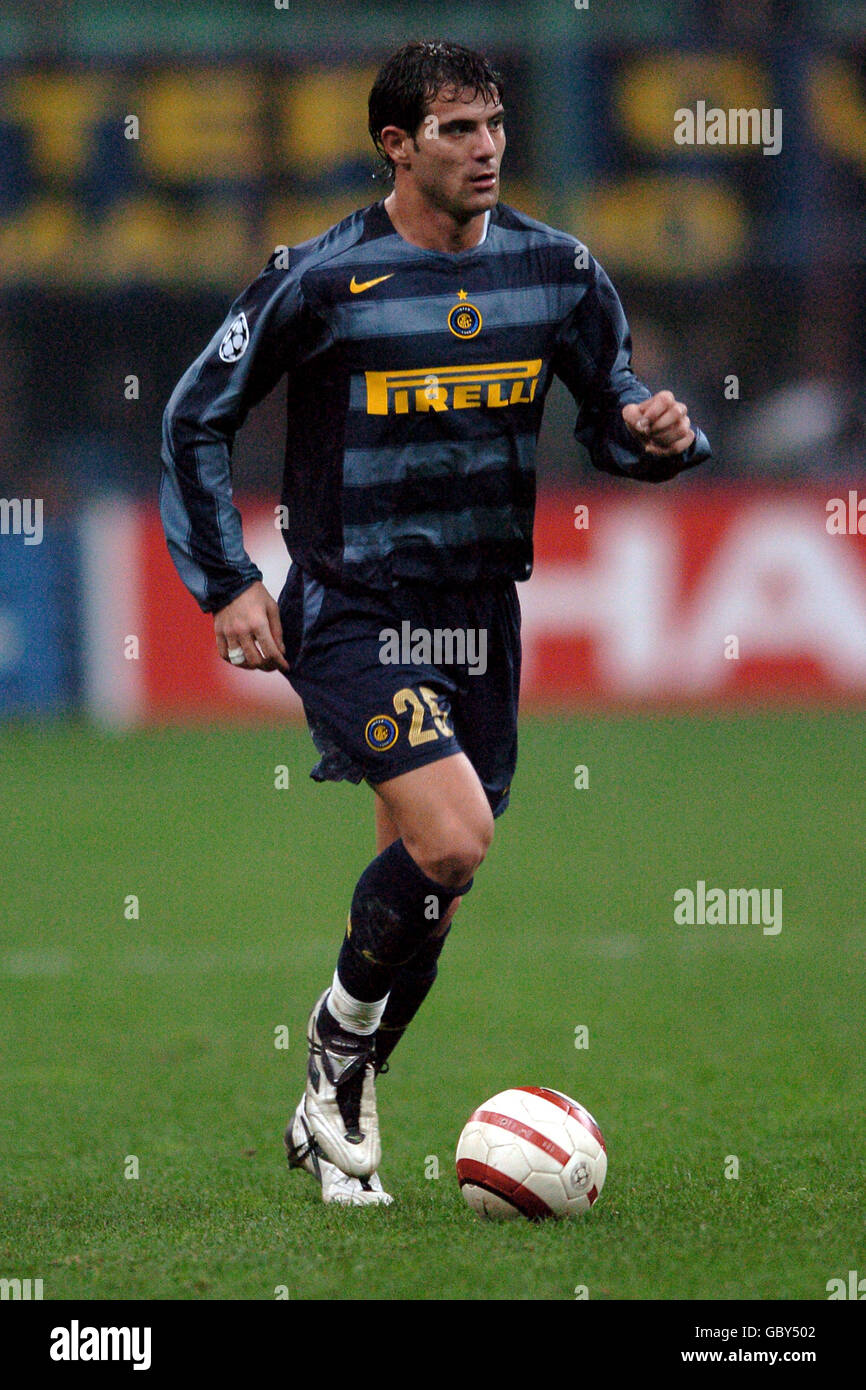 Calcio - UEFA Champions League - Gruppo G - Inter Milan v Valencia. Dejan Stankovic, Inter Milan Foto Stock